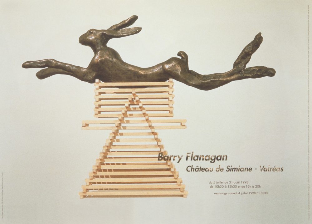 ‘Barry Flanagan: Sculptures, dessins et gravures’, Chateau de Simiane a Vaireas, France (1998)